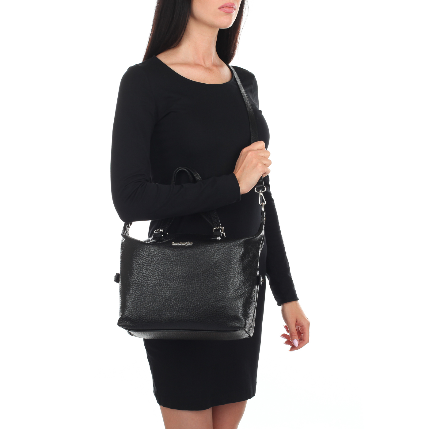 Кожаная сумка со съемным ремешком Sara Burglar Mia