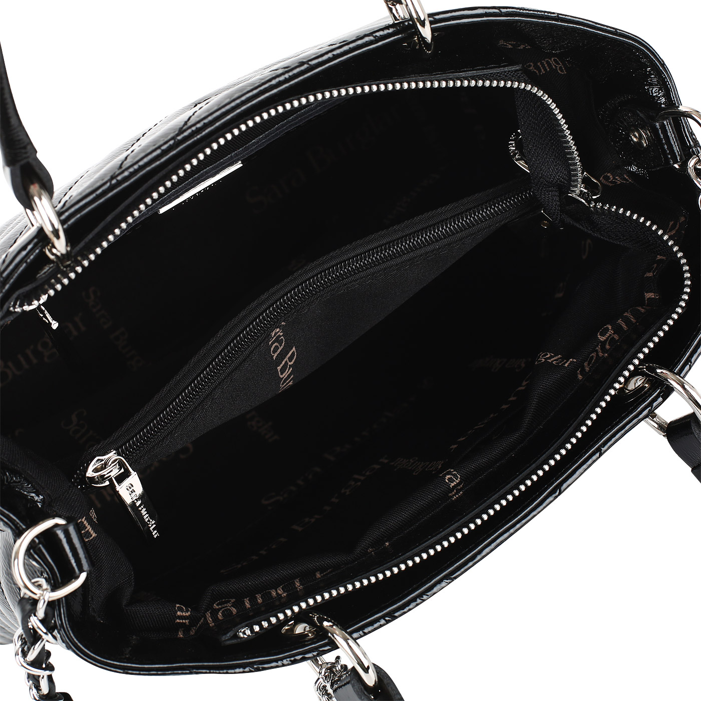 Сумка из стеганой кожи Sara Burglar Giola