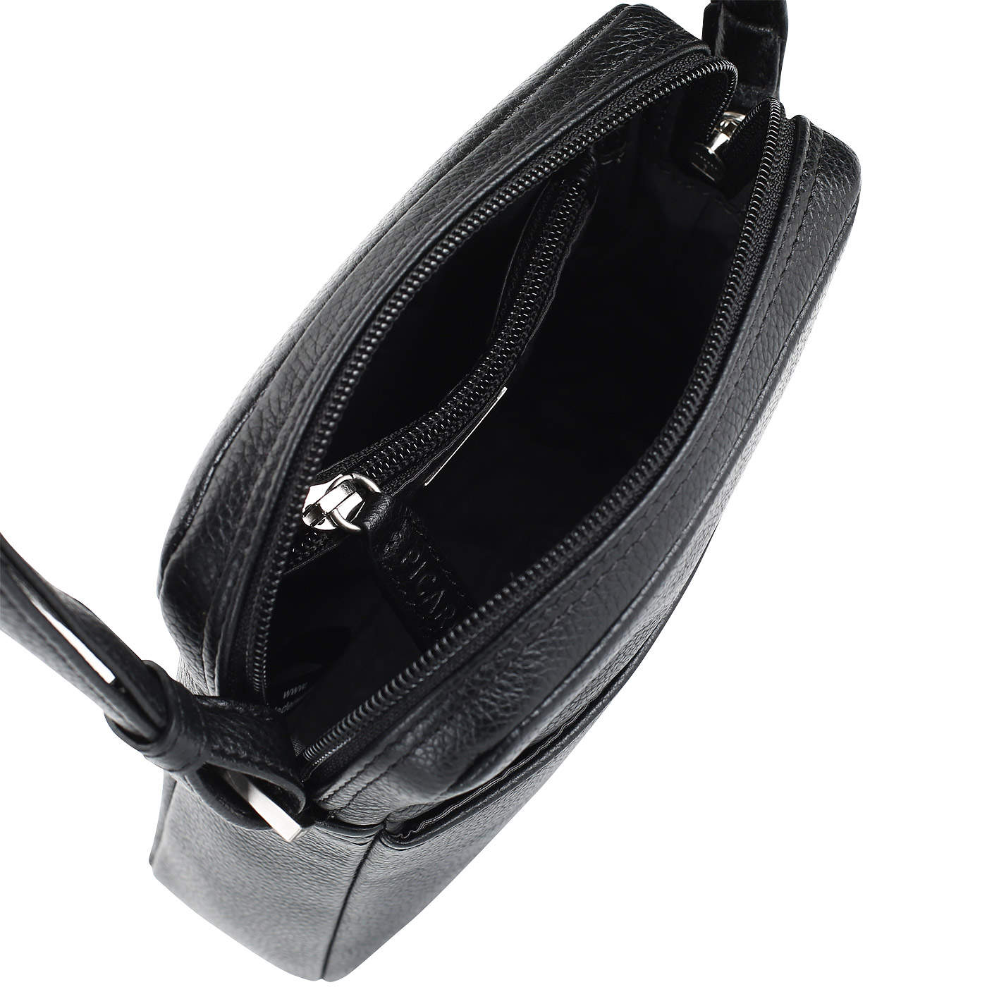 Мужская сумка-планшет из черной кожи Picard Milano