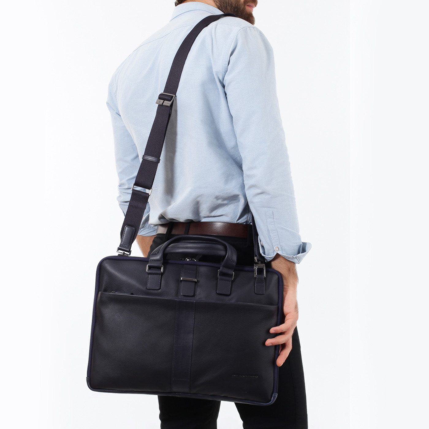 Деловая сумка из кожи Piquadro Bae