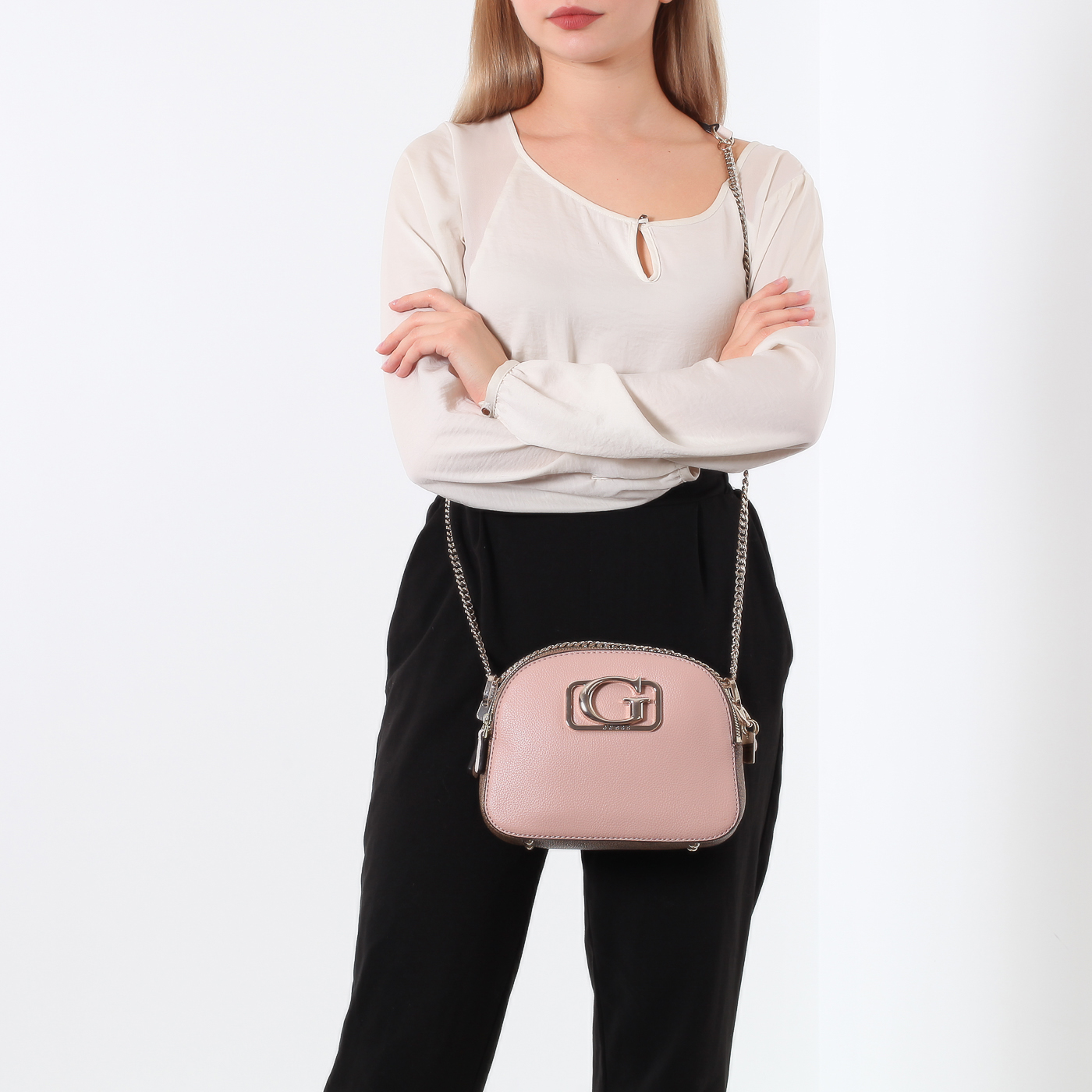 Сумка на молнии с двумя отделениями Guess Annarita