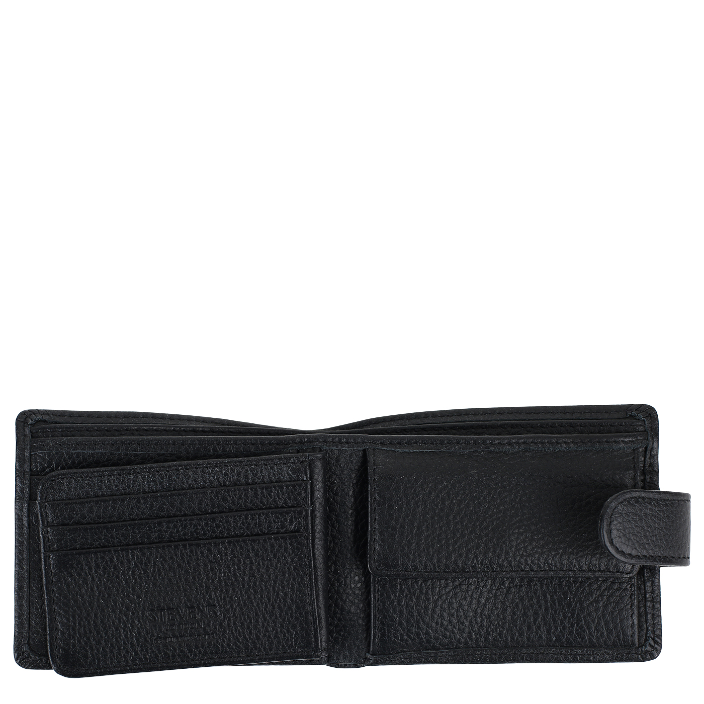 Компактное мужское портмоне из натуральной кожи Stevens 