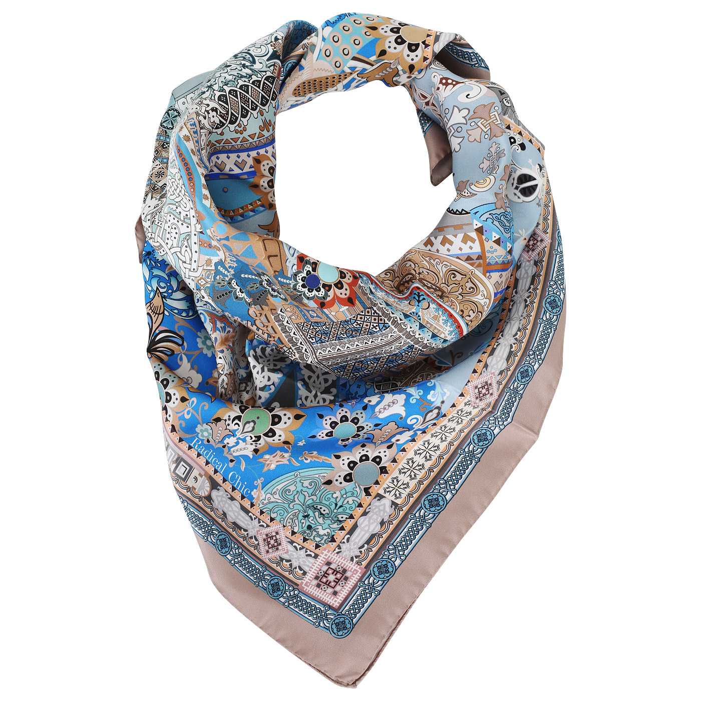 Платок Radical Chic Russian ornament