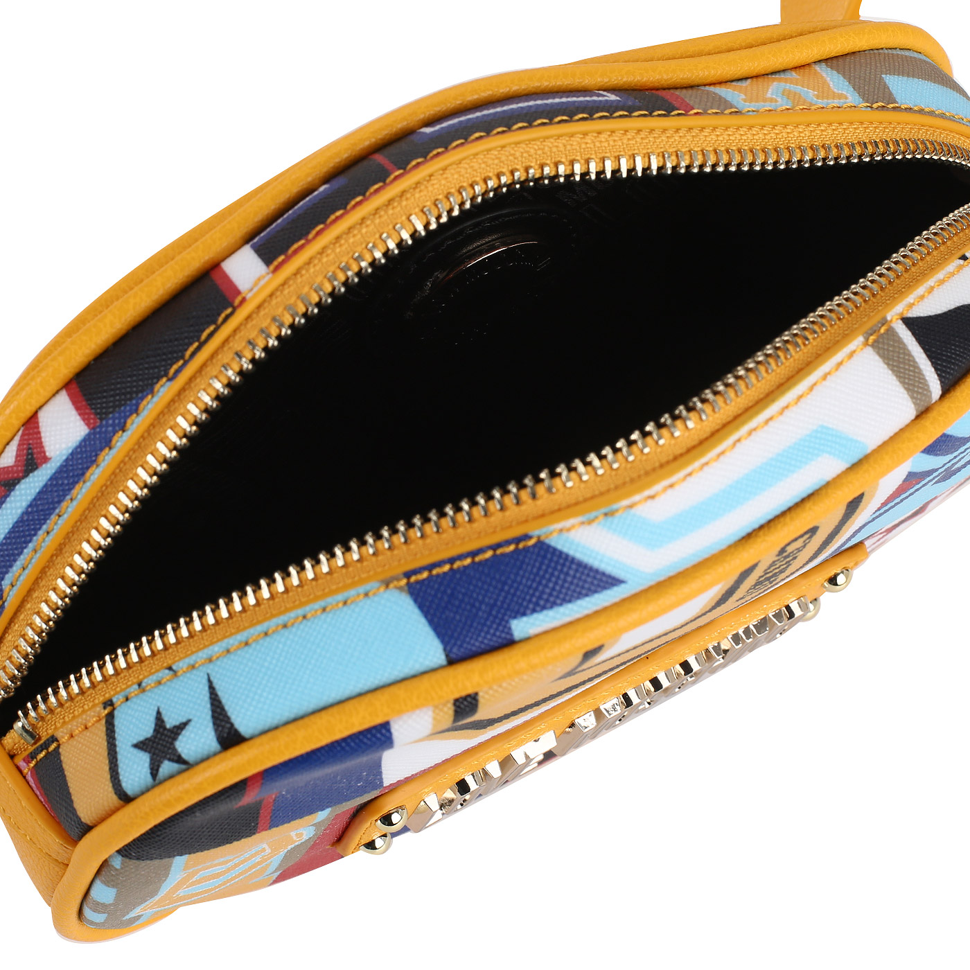 Овальная сумочка на пояс Love Moschino Graphic Alphabet