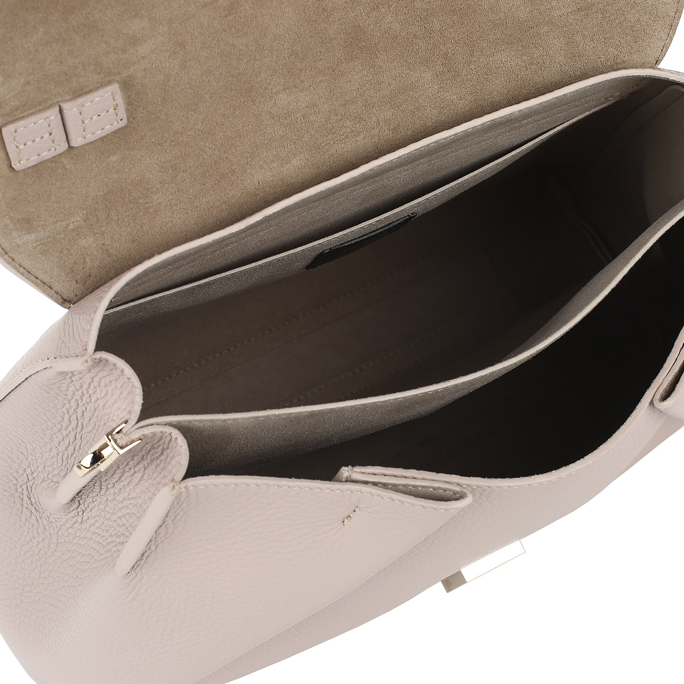 Бежево-розовая сумка Furla Sleek